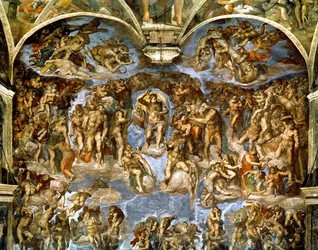 Sistine Chapel: The Last Judgement, 1538-41 (pre-restoration)